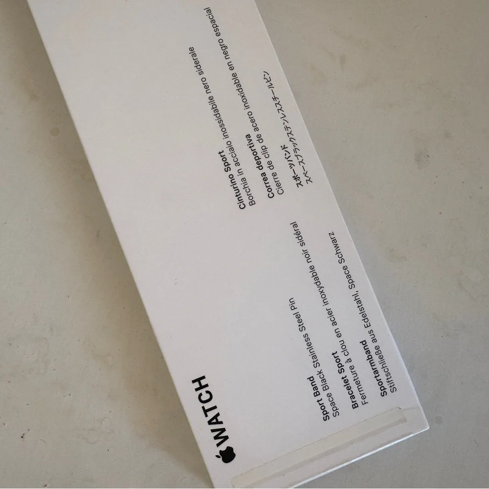 NWT - Apple Watch BLACK Sport band - VH1 MTV MOON MAN - LIMITED EDITION - Picture 5 of 9